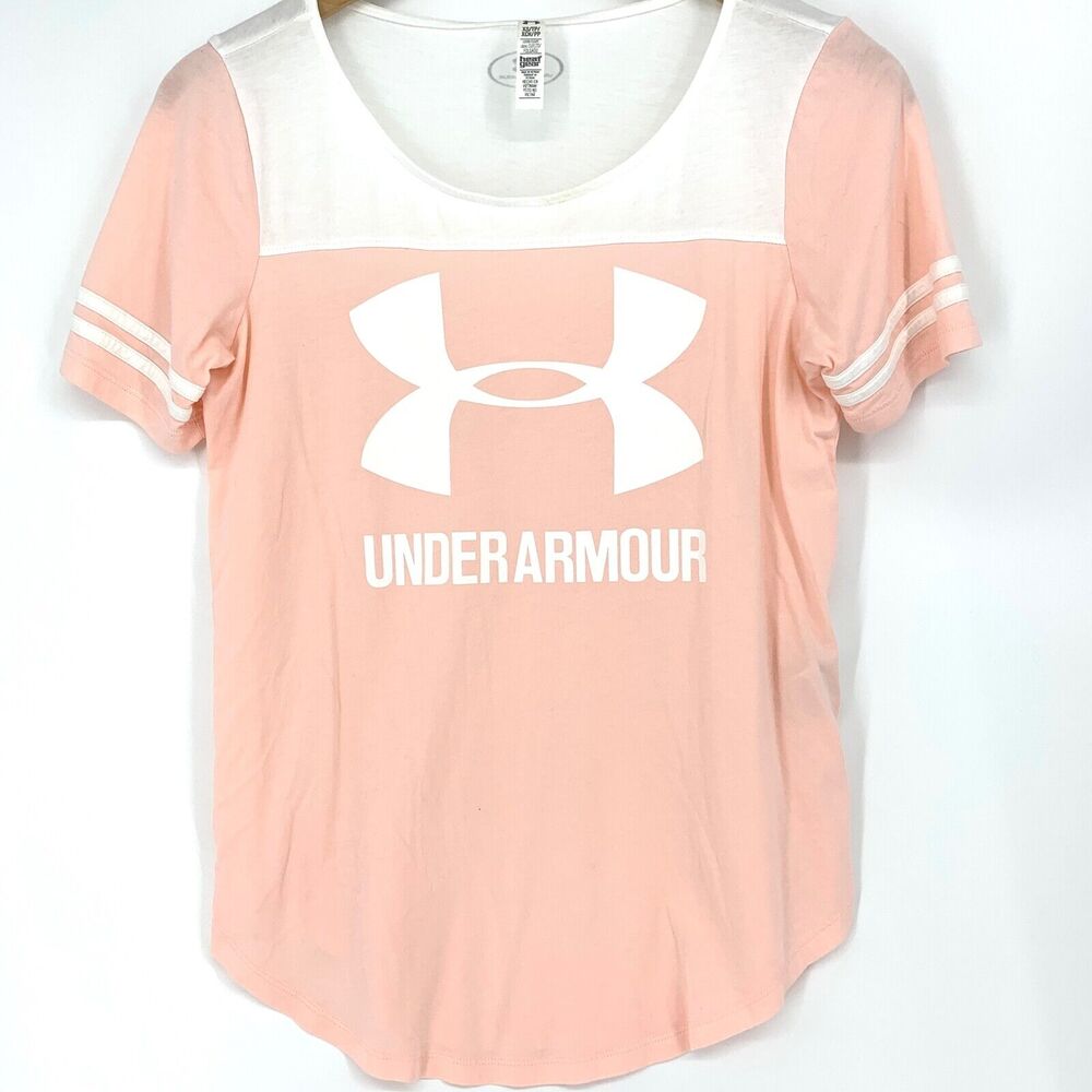 Under Armour Womens Logo Jersey Style T Shirt Short Sleeve XS